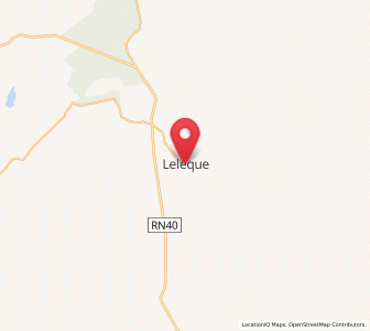 Map of Leleque, Chubut