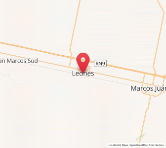 Map of Leones, Cordoba