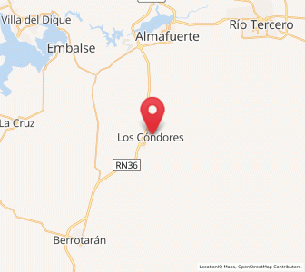 Map of Los Cóndores, Cordoba