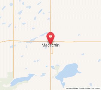 Map of Macachín, La Pampa