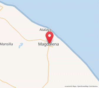 Map of Magdalena, Buenos Aires