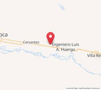 Map of Mainqué, Rio Negro