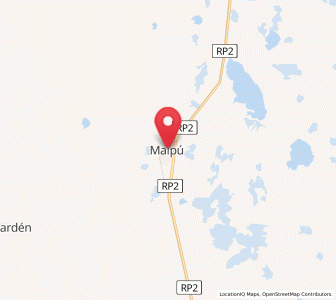 Map of Maipú, Buenos Aires