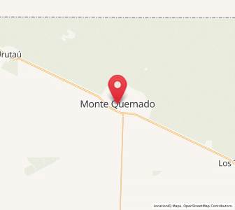 Map of Monte Quemado, Santiago del Estero