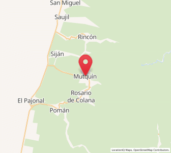 Map of Mutquin, Catamarca
