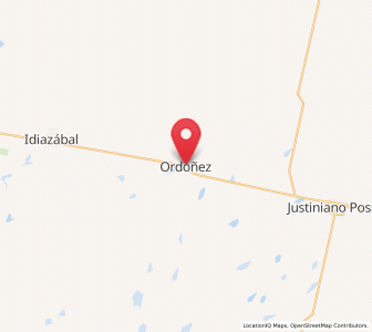 Map of Ordóñez, Cordoba