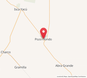 Map of Pozo Hondo, Santiago del Estero