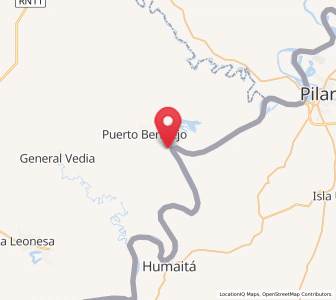 Map of Puerto Bermejo, Chaco