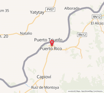 Map of Puerto Rico, Misiones