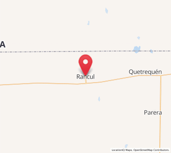 Map of Rancul, La Pampa