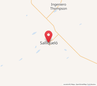 Map of Salliqueló, Buenos Aires