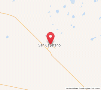 Map of San Cayetano, Buenos Aires
