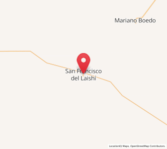 Map of San Francisco de Laishi, Formosa