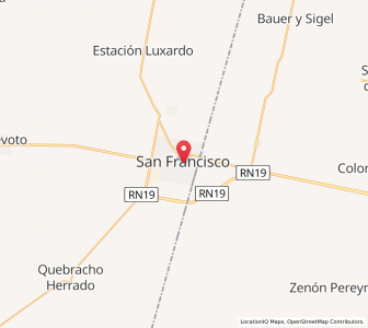 Map of San Francisco, Cordoba