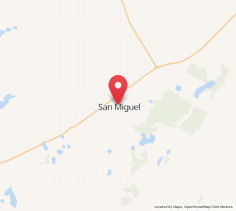Map of San Miguel, Corrientes
