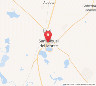 Map of San Miguel del Monte, Buenos Aires