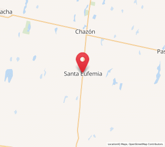 Map of Santa Eufemia, Cordoba