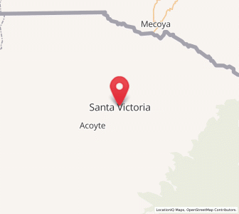 Map of Santa Victoria, Salta
