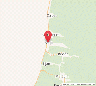 Map of Saujil, Catamarca