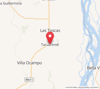 Map of Tacuarendí, Santa Fe