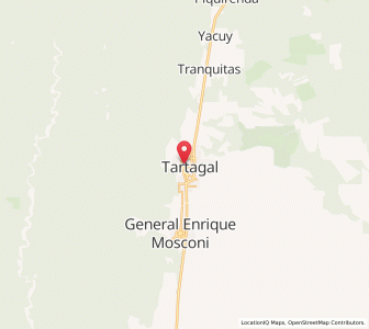 Map of Tartagal, Salta
