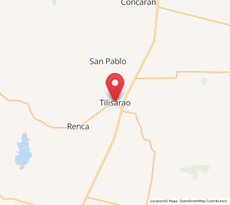 Map of Tilisarao, San Luis