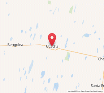 Map of Ucacha, Cordoba