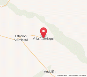 Map of Villa Atamisqui, Santiago del Estero