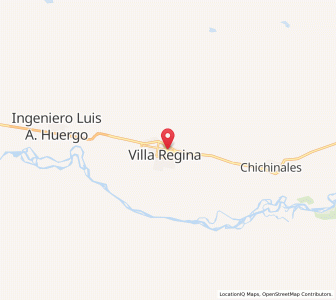 Map of Villa Regina, Rio Negro
