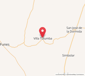 Map of Villa Tulumba, Cordoba