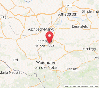 Map of Allhartsberg, Lower Austria