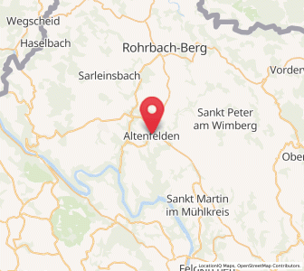 Map of Altenfelden, Upper Austria