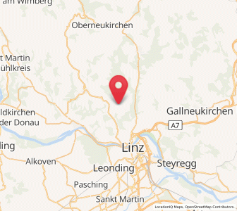 Map of Altlichtenberg, Upper Austria