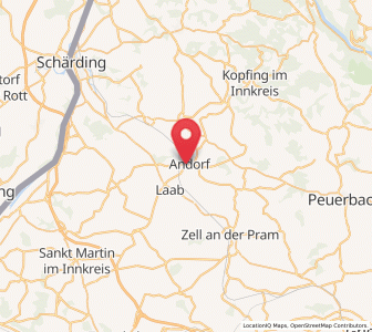 Map of Andorf, Upper Austria