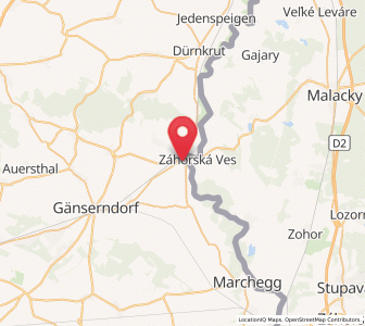 Map of Angern an der March, Lower Austria