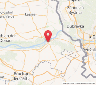 Map of Bad Deutsch-Altenburg, Lower Austria