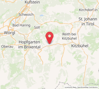Map of Brixen im Thale, Tyrol
