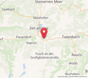 Map of Bruck an der Grossglocknerstrasse, Salzburg