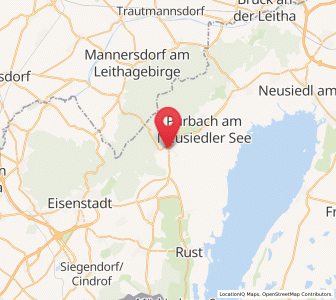 Map of Donnerskirchen, Burgenland