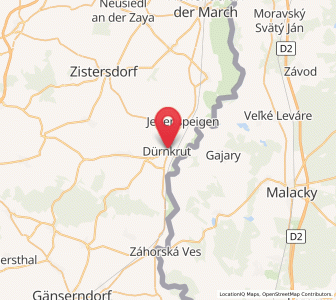 Map of Dürnkrut, Lower Austria