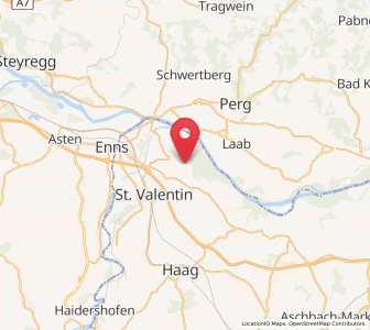 Map of Erla, Lower Austria