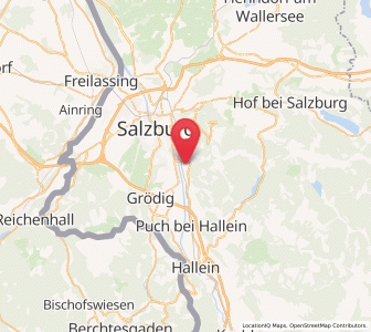 Map of Glasenbach, Salzburg