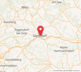 Map of Gleisdorf, Styria