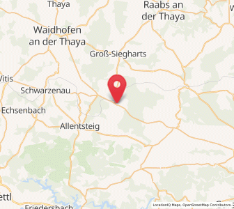 Map of Göpfritz an der Wild, Lower Austria
