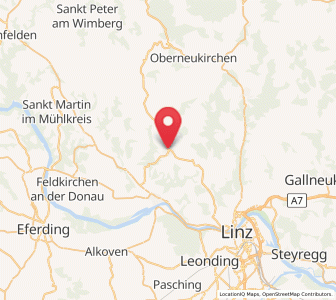 Map of Gramastetten, Upper Austria