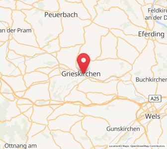 Map of Grieskirchen, Upper Austria
