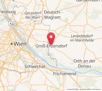 Map of Groß-Enzersdorf, Lower Austria