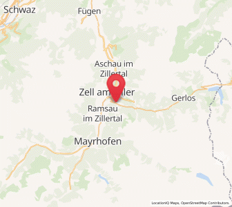 Map of Hainzenberg, Tyrol