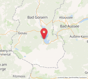 Map of Hallstatt, Upper Austria