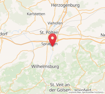 Map of Harland, Lower Austria